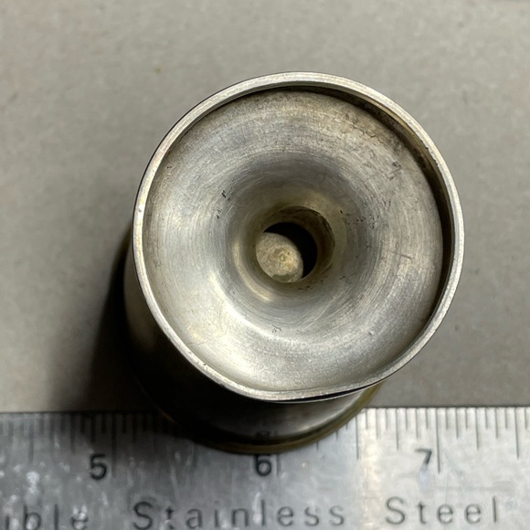 1921 Levi & Salaman Sterling Silver Egg Cup Engraved 19th July 1922 RWH. - Picture 7 of 11